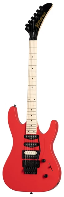 Kramer Striker HSS E-guitare Jumper Red Floyd Rose Tremolo acajou érable 2