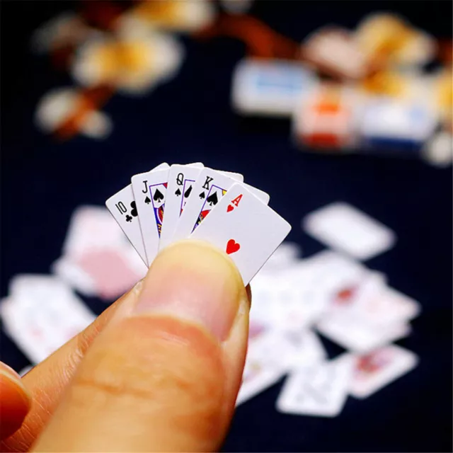 HOT AU 1+ Mini Playing Cards Miniature Poker Snap Party Bag Stocking Filler Gift