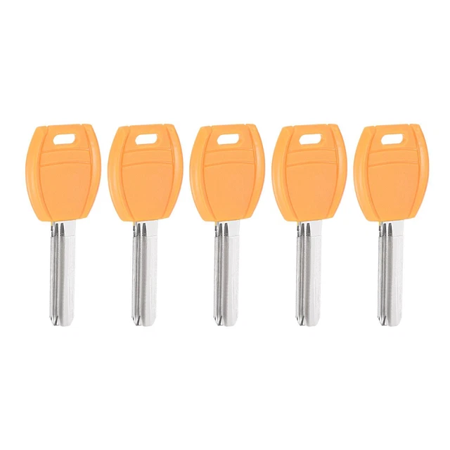 Key Blanks, 33mm Length 2 Slot Brass New Uncut Replacement Tool 5 Pcs