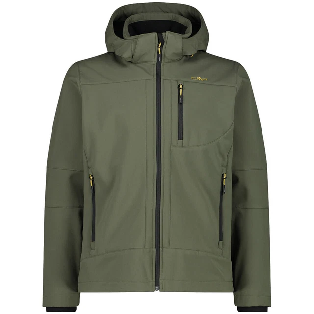 Cmp Giacca da Uomo in Softshell Con Cappuccio Staccabile Verde Codice 3A01787...