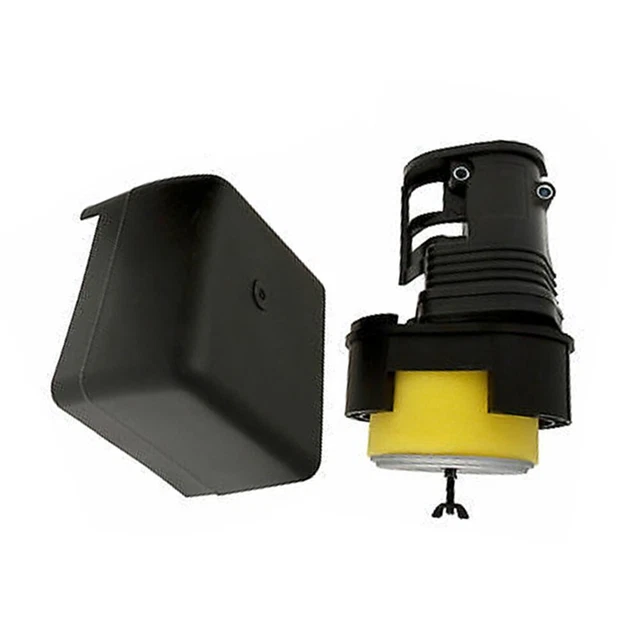 Boîtier filtre à air noir et jaune avec filtre pour moteurs GX140 GX160 GX200