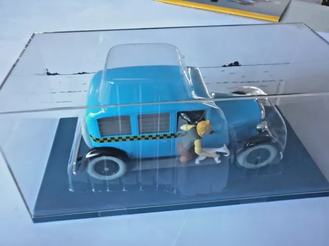 Voiture de collection Tintin, le taxi bleu de Moulinsart Nº37 1/24 (2020)