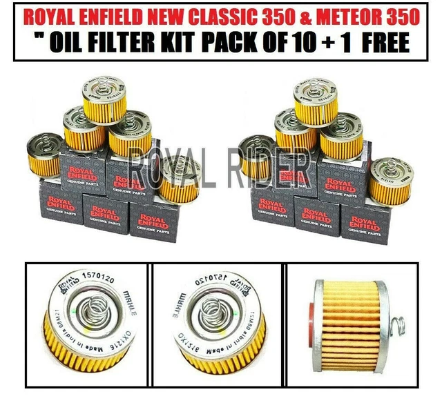 Filtre à Huile Spin-on Pour Royal Enfield 650 – Neuf, Compatible Interceptor/GT/Super Meteor