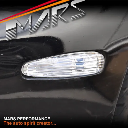 Bumper bar Side Marker Turn Signal Indicator Lights for Nissan 200SX Silvia S14