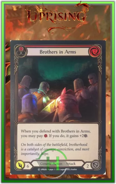 Brothers in Arms Red Rainbow Foil - FAB:Uprising - UPR203 - Carte Anglaise