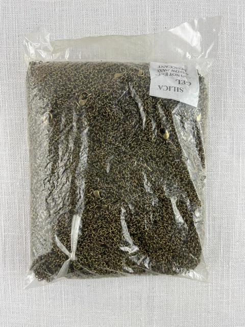 Collares rollo artesanal de 36 in tono bronce 100 piezas con cierres