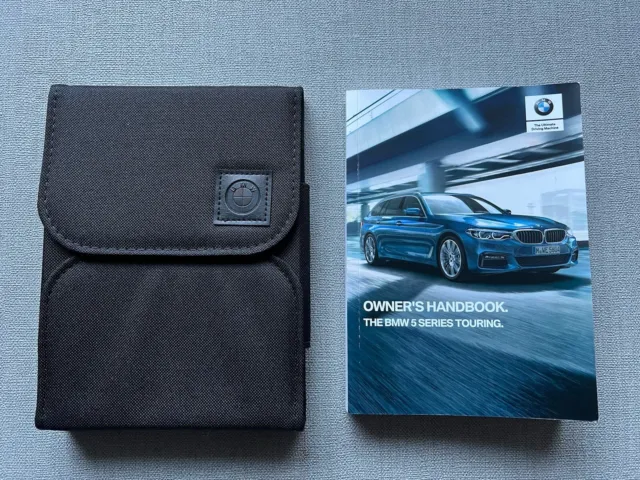 Bmw 5 Series Touring Owners Handbook Manual With Wallet 2017-2022 2020