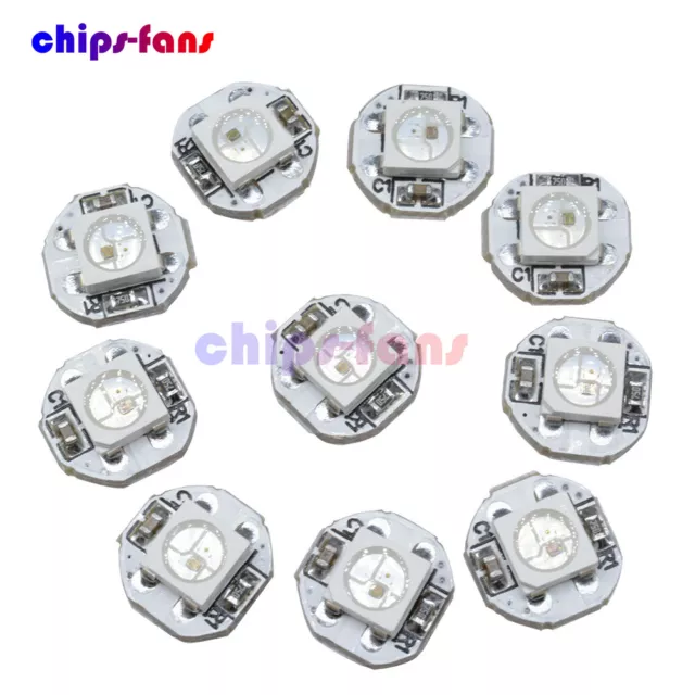 50PCS WS2812B 5050 RGB LED &PCB Board 1-LED Module Pixel Light 5V for DIY