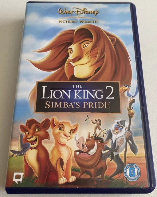 THE LION KING 2 Simba's Pride Walt Disney PAL VHS Video Tape 2004 £