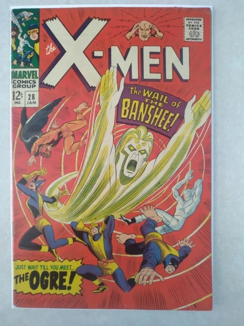 Marvel Comics The X-Men #28 - 1st Appearance of Banshee - January 1967
