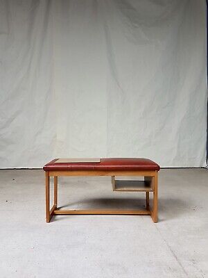 Vtg Mid Century Telephone Chair Table Bench Stool Danish Scandi Design #1032 3