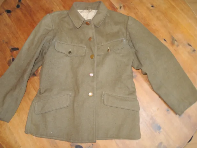 WW2 Original japanese Army Soldiers Type98 Winter Wool Jacket Uniform