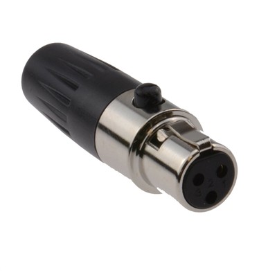 kenable Mini 3 Broche XLR Douille Connecteur Adaptateur Pour 5mm Câbles 