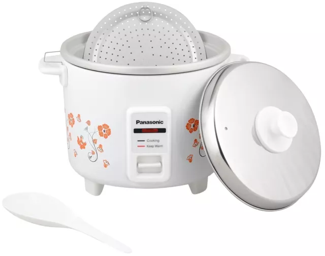 Panasonic SR-WA10H(E) 1L Automatic Cooker Warmer Electric Rice Cooker (White)