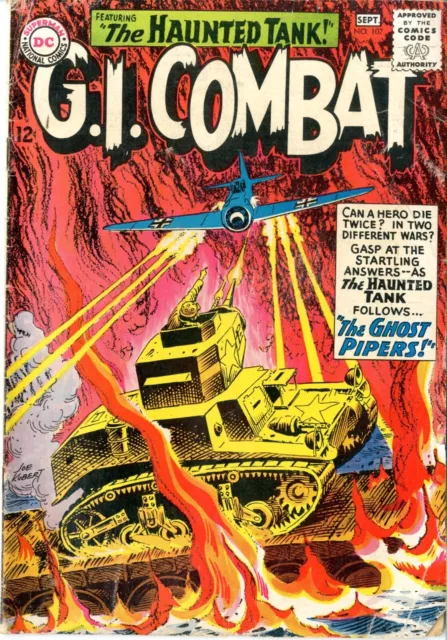 G I Combat    # 107    VERY GOOD    Sept. 1964    Kubert cover   Platt, Kanigher