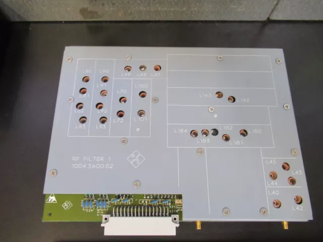 BOARD for ROHDE & SCHWARZ EMI TEST RECEIVER RF FILTER 1004.3600.02 &4B-A-76