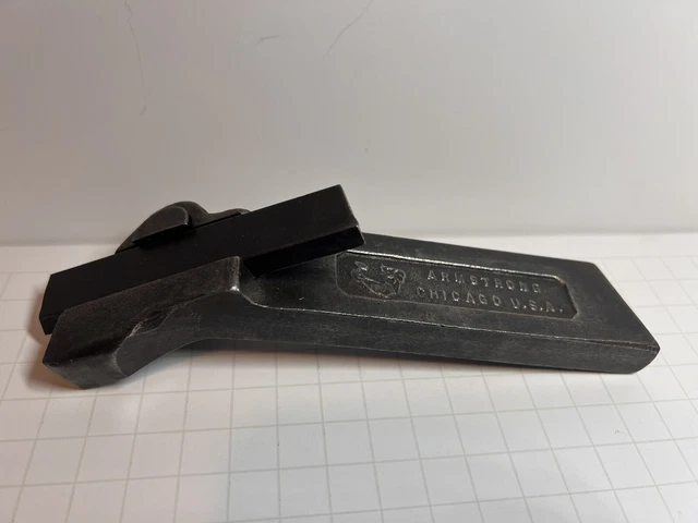 ARMSTRONG USA No. 72 - R LATHE PARTING TOOL HOLDER with blade