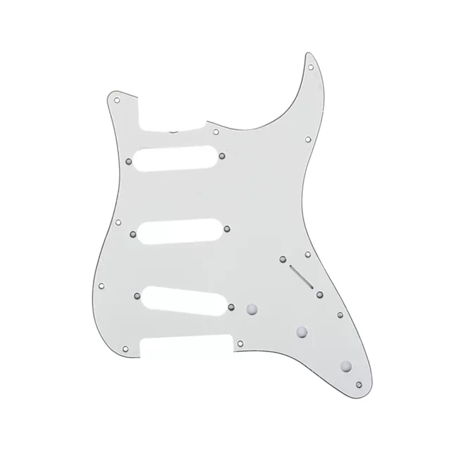 Musiclily Pro 11 Hole 60s 64 Vintage SSS Pickguard For Stratocaster Strat Guitar