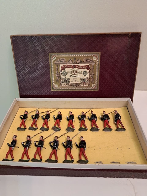 Lot De Figurines Anciennes En Plomb Peint, Artiste Fabrice Eisenbach, Très Bon état