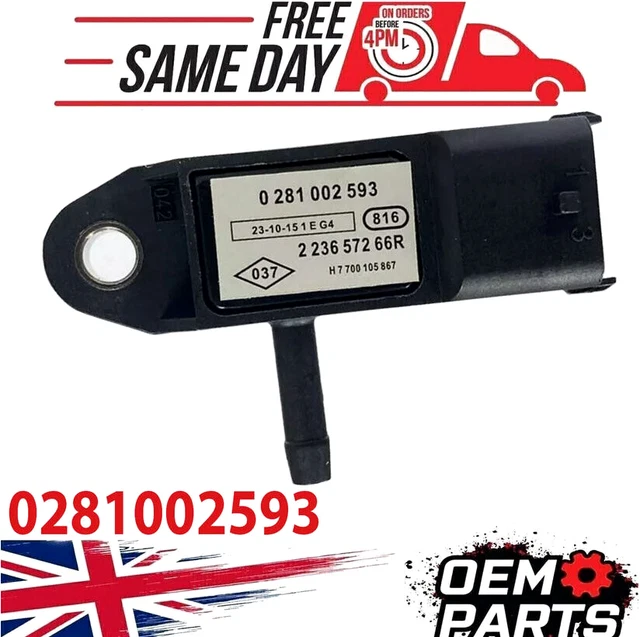 For Renault Trafic Mk2 X83 1.9 Dci 10 Air Intake Turbo Boost Pressure Map Sensor