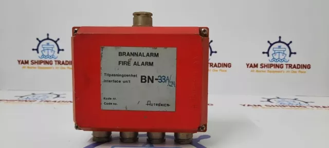 AUTRONICA BN-33A/24 UNITÉ D'INTERFACE D'ALRM INCENDIE "Occasion"