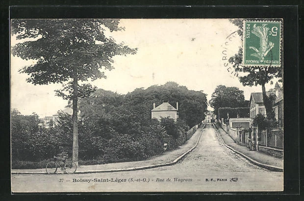 CPA Boissy-Saint-Léger, Rue de Wagram, street view 1912