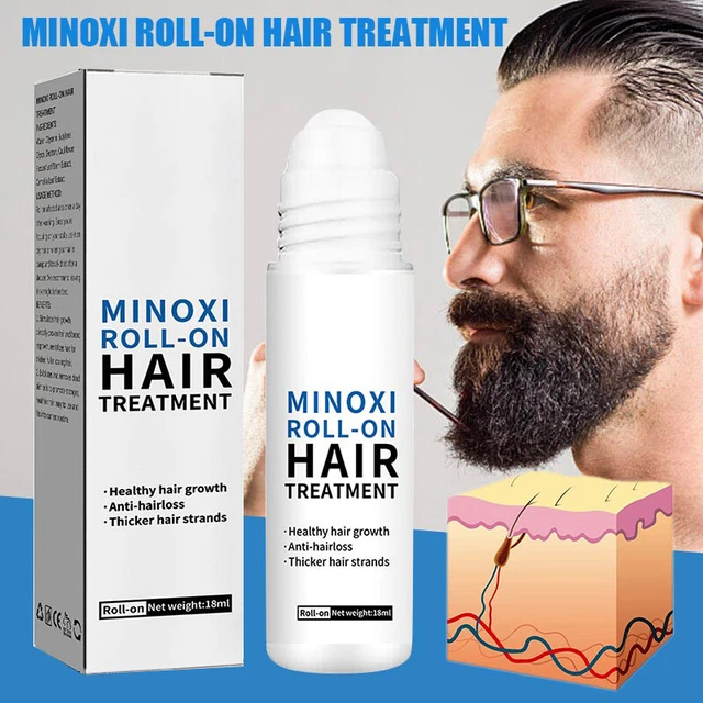 Suero nutritivo para el cuero cabelludo Minoxi Roll-on para el crecimiento del cabello cuero cabelludo E