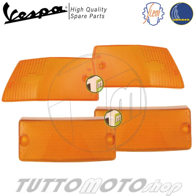 Lenti frecce Anteriori e Posteriori COMPLETO Piaggio Vespa PX 200 E 1978 1979