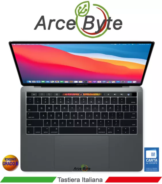 APPLE MACBOOK PRO 13" 2019 TOUCHBAR RETINA CORE i5 SPACE GREY MONTEREY GRADO B