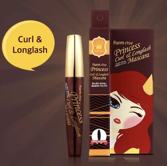 FARMSTAY Princess Curl & Longlash Mascara Korean Eye Make Up Original K-Beauty