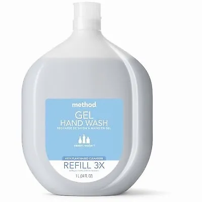 Naturally-Derived Gel Hand Soap Refill, Sweet Water, 34-oz. -328104