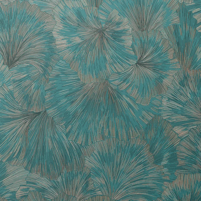 Papier Peint Italien De Luxe Cristiana Masi – Motif Feuille Florale Avec Paillettes