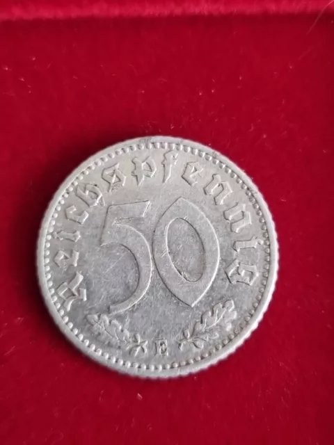 Deutschland 3. Reich 50 Pfennig 1941 E Top