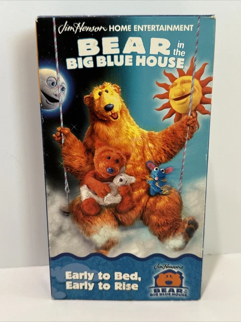 BEAR IN THE Big Blue House - Early to Bed, Early to Rise (VHS, 2001 ...