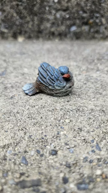 VTG Kesa Small Blue Bird Figurine Danish Design Made in Holland Resin