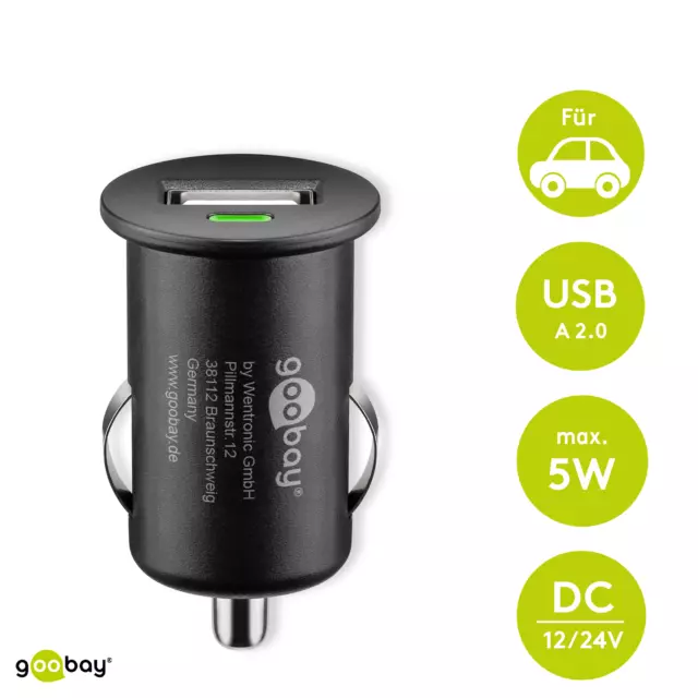 USB Ladegerät KFZ Zigarettenanzünder PKW Auto Ladeadapter Handy Navi 5W 12V