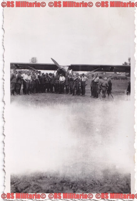 deutsches Flugzeug Typ Fi 156 Fieseler Storch gelandet... Pionier Einheit #11