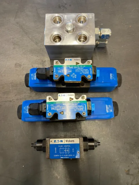 1- EATON VICKERS DGMFN-3-X-A2W-B2W-41 Flow control valve (PLUS OTHER PARTS) 2