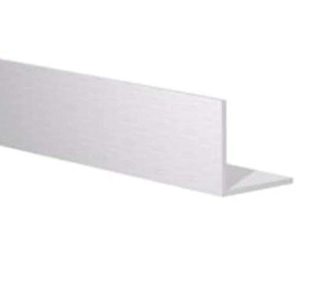 6 FT - 1 1/2" X 1/8" Aluminum Angle 6063 Alloy T-6 Temper Clear Anodized