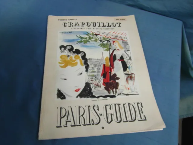 LE CRAPOUILLOT FEVRIER 1951 / PARIS GUIDE No SPECIAL TOME 1