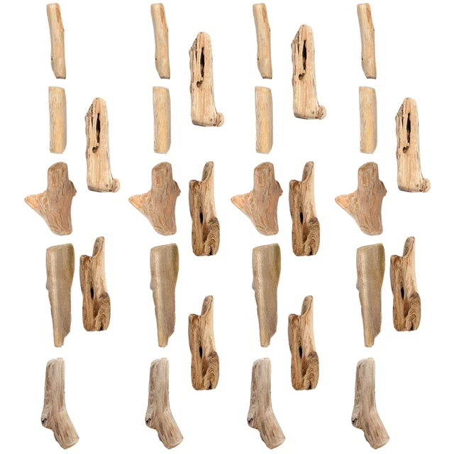 30pcs Fish Tank Décor Bois flotté Branches Décor Aquarium Bois Flotté