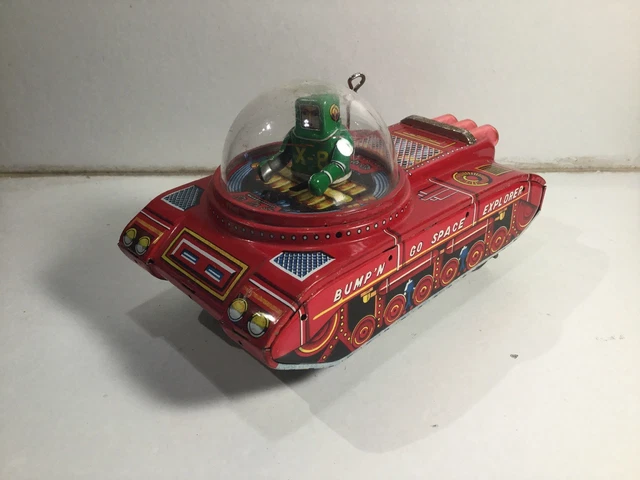 Canon Laser Space Fighter Marusan - Tôle Lithographiée - Japon - Tin Toy