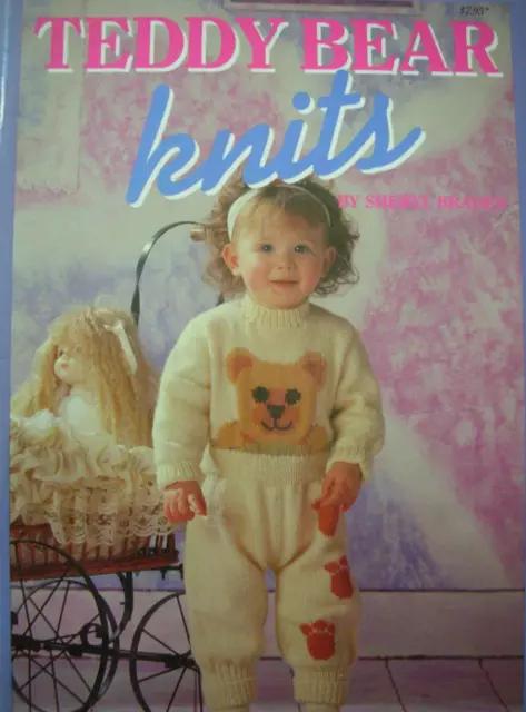 Knitting Pattern Book - TEDDY BEAR KNITS - 22 Designs Sizes 0 to 12 Yrs in 8Ply