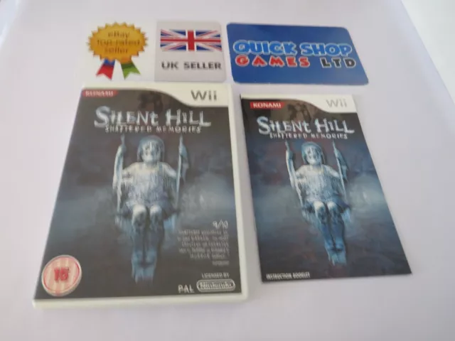 Silent Hill Shattered Memories Nintendo Wii Instruction Manual