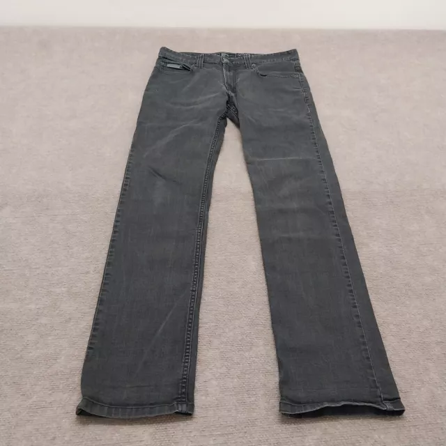 Armani Collezioni J15 Slim Fit Mens Size 32 Black Straight Jeans