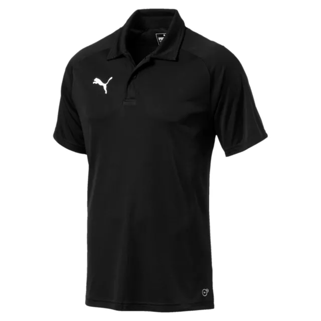 Puma LIGA Sideline Herren Poloshirt Polo Shirt 655608 (Schwarz 03)