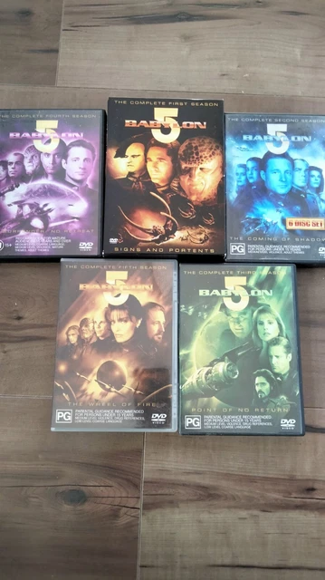 Babylon 5 Complete Series DVD sets series is region 1, s2-5 4 in good condition