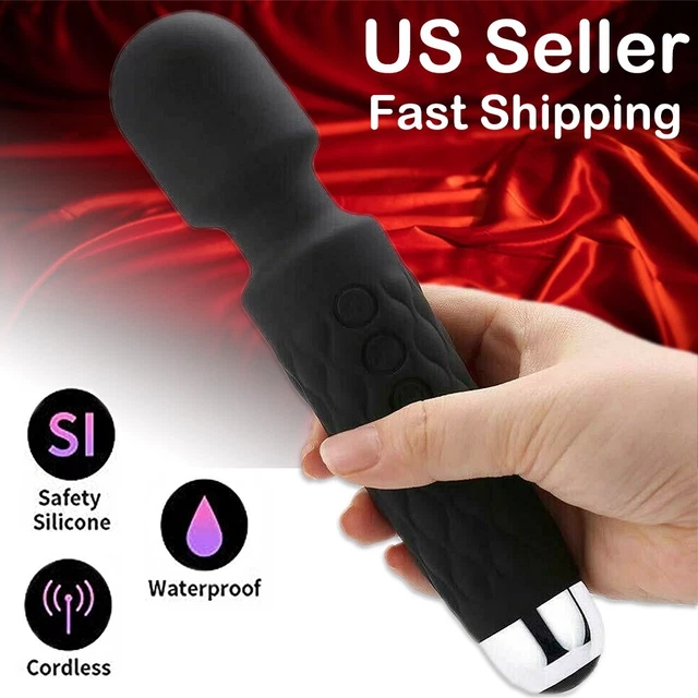 Handheld Massager Wand Vibrating Massage Magic Full Body Therapy Motor 20 Speed