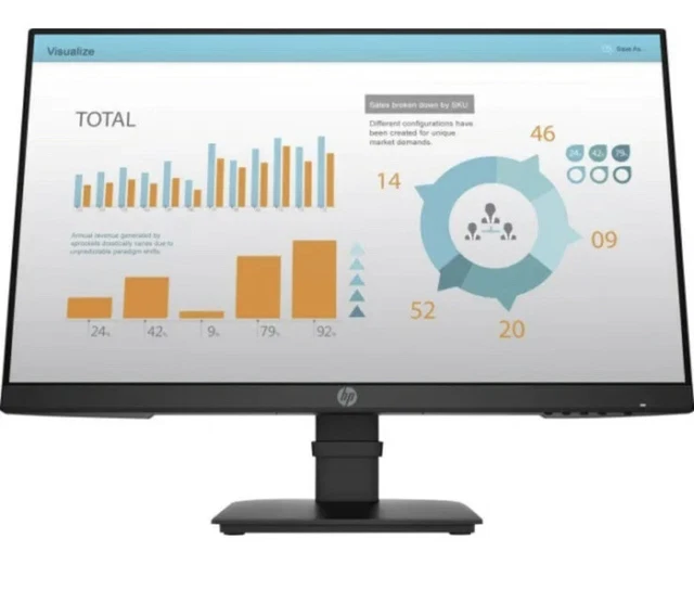 HP P24 G4, LED-Monitor, 61 cm (24 Zoll), schwarz