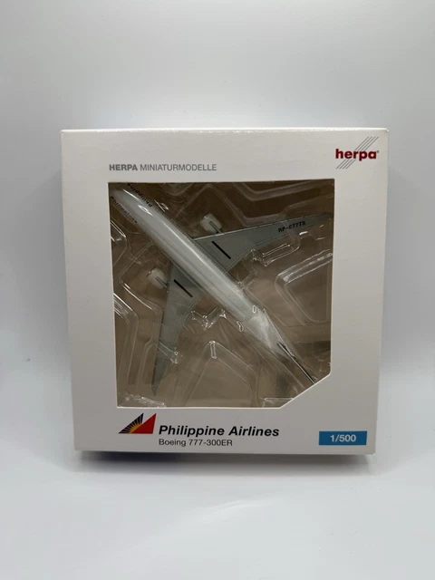Herpa Boeing 777-300R – Philippines Airlines – Échelle 1/200 – HP613873 – Neuf